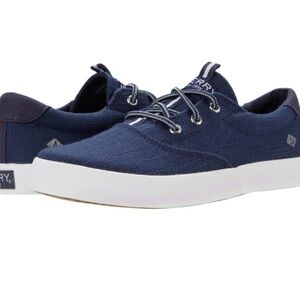 Sperry Spinnaker Washable Navy Kids Shoes NIB